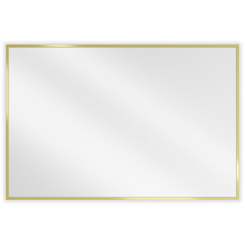 Mexen Loft miroir de salle de bain rectangulaire 90 x 60 cm, cadre doré - 9852-090-060-000-50