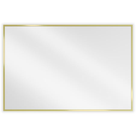 Mexen Loft miroir de salle de bain rectangulaire 90 x 60 cm, cadre doré - 9852-090-060-000-50