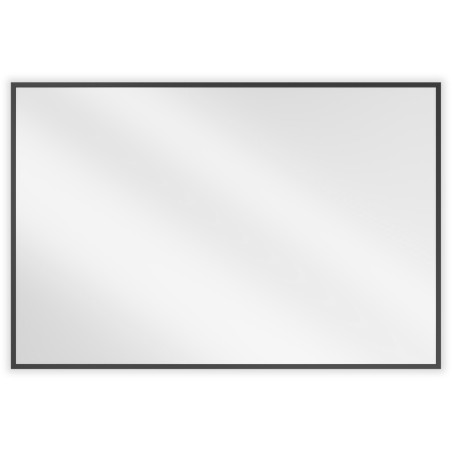 Mexen Loft miroir de salle de bains rectangulaire 90 x 60 cm, cadre noir - 9852-090-060-000-70