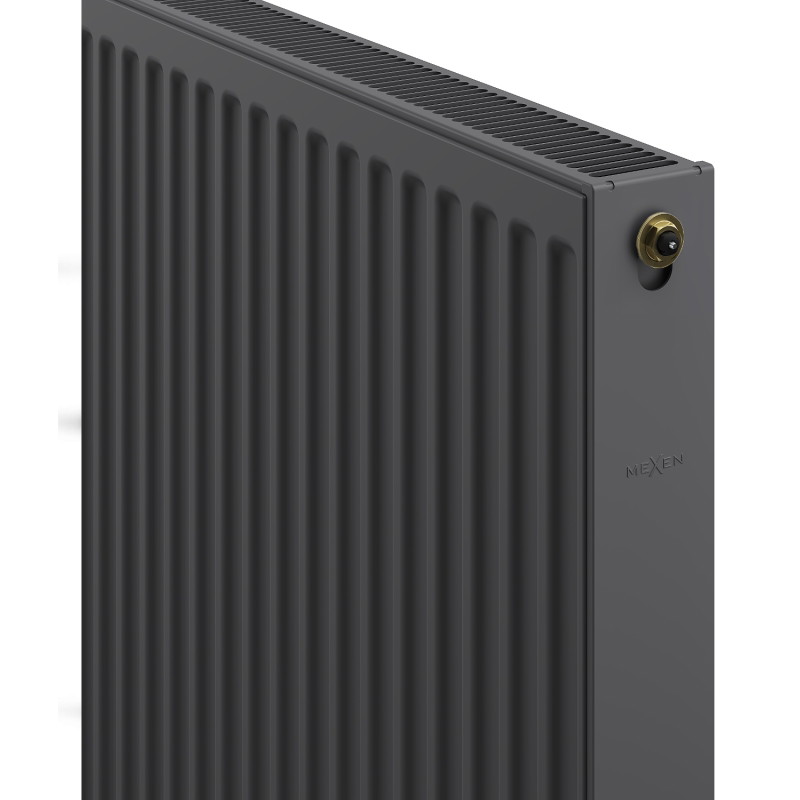 Mexen CV21 radiateur à panneau 400 x 700 mm, raccordement par le bas, 648 W, anthracite - W621-040-070-66