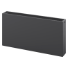 Mexen CF33 Flat radiateur à plaques 900 x 1000 mm, raccordement latéral, 3001 W, anthracite - W433F-090-100-66