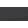 Mexen Line CL22 radiateur à plaques 600 x 1400 mm, raccordement latéral, 2215 W, anthracite - W422L-060-140-66