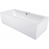 Baignoire Mexen Cube rectangulaire 160 x 70 cm avec habillage, blanche - 55051607000X