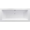 Baignoire Mexen Cube rectangulaire 160 x 70 cm avec habillage, blanche - 55051607000X
