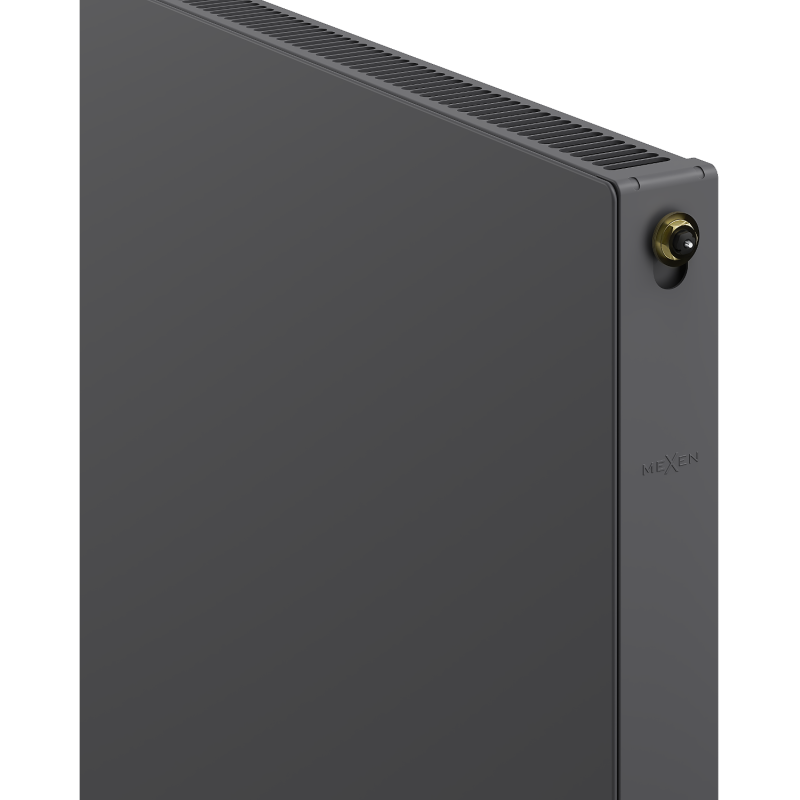 Mexen Flat CVF11 radiateur à plaques 300 x 1300 mm, raccordement inférieur, 591 W, anthracite - W611F-030-130-66