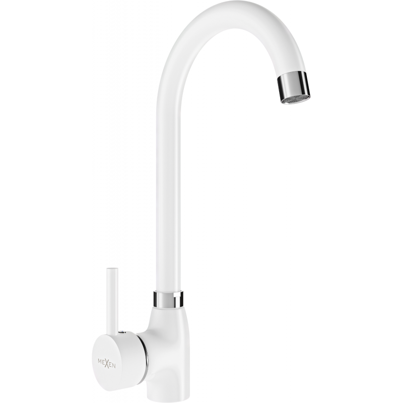 Mexen Telma robinetterie de cuisine, blanche - 670200-20