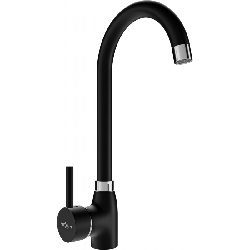 Mexen Telma robinet de cuisine, noir - 670200-70
