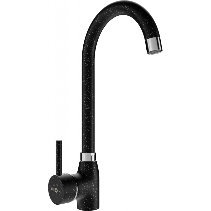 Mexen Telma robinet de cuisine, noir tacheté - 670200-76