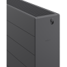 Radiateur horizontal Mexen Line CL33 600 x 800 mm, connexion latérale, 1761 W, anthracite - W433L-060-080-66