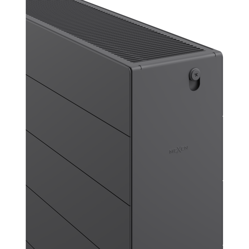 Mexen Line CL33 radiateur plat 600 x 1200 mm, raccordement latéral, 2641 W, anthracite - W433L-060-120-66