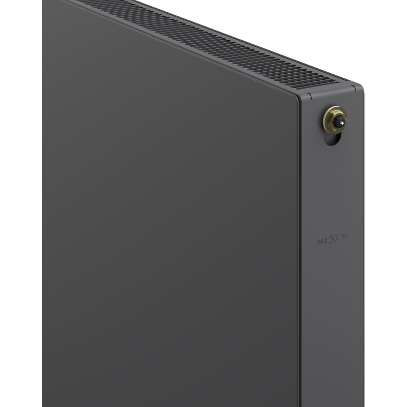 Mexen Flat CVF21 radiateur à panneau 600 x 1300 mm, raccordement inférieur, 1572 W, anthracite - W621F-060-130-66