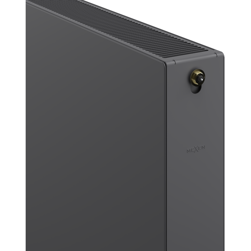 Mexen Flat CVF22 radiateur à panneaux 600 x 1300 mm, connexion inférieure, 2057 W, anthracite - W622F-060-130-66