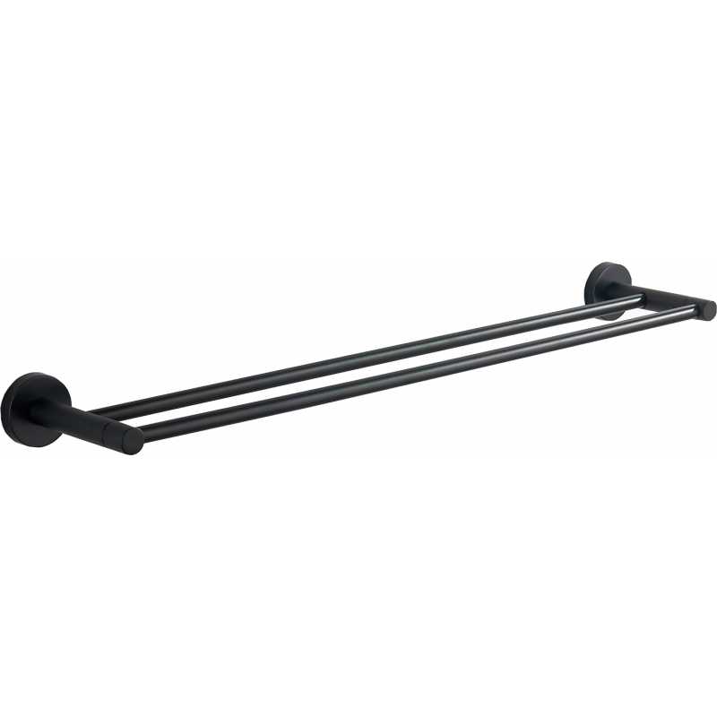 Mexen Remo double porte-serviettes, Noir - 7050725-70