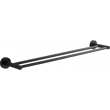 Mexen Remo porte-serviettes double, noir - 7050725-70