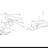 Mexen Alfa robinet de bain, Or - 745730-50