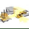 Batterie de baignoire Mexen Alfa, or - 745730-50