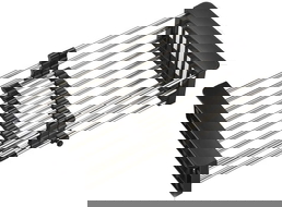 Mexen égouttoir de cuisine télescopique avec largeur réglable, noir - 660730-70