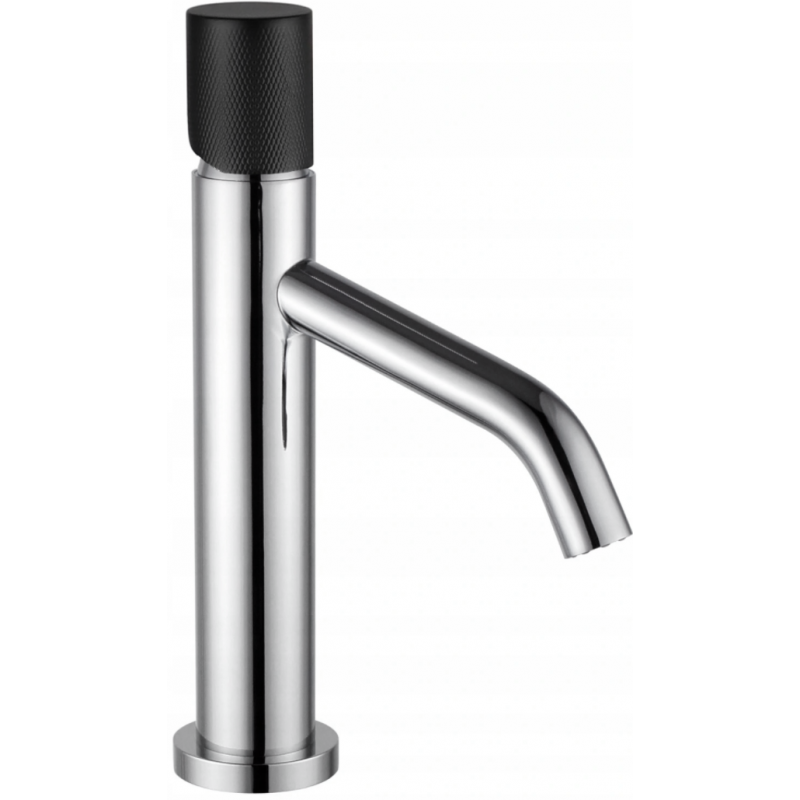 Mexen Rumba One robinet de lavabo, Chrome/Noir - 73501-07