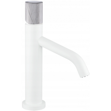 Mexen Rumba One  robinet lavabo, blanc/chrome - 73501-22