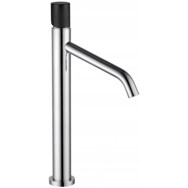 Mexen Rumba robinet de lavabo haut, Chrome/Noir - 73511-07
