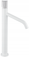 Mexen Rumba robinet de lavabo haut, Blanc/Chrome - 73511-22