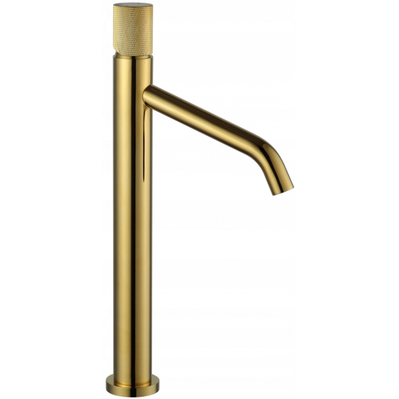 Mexen Rumba One  robinet de lavabo haut, doré - 73511-50