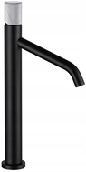 Mexen Rumba One  robinet de lavabo haut, noir/chrome - 73511-77