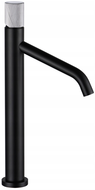 Mexen Rumba robinet de lavabo haut, Noir/Chrome - 73511-77
