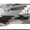 Radiateur plat Mexen C22 600 x 1000 mm, raccordement latéral, 1653 W, noir - W422-060-100-70