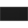 Radiateur Mexen C22 600 x 2600 mm, connexion latérale, 4297 W, noir - W422-060-260-70