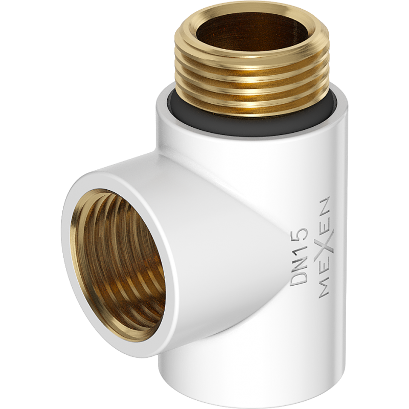 Mexen T de raccordement pour radiateur électrique, blanc - W906-000-20