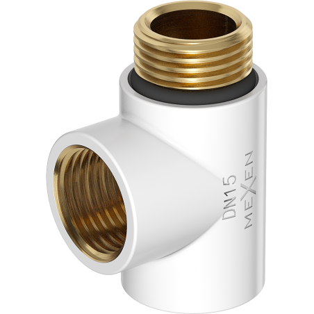 Mexen té de raccordement pour résistance électrique, blanc - W906-000-20