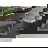 Mexen Oscar évier en granit 1 bac 580 x 490 mm, gris, siphon chromé - 6519581000-71