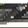 Mexen Oscar évier en granit 1 bac 580 x 490 mm, gris, siphon doré - 6519581000-71-G