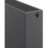 Radiateur plat Mexen CVF33 600 x 800 mm, raccordement bas, 1761 W, anthracite - W633F-060-080-66