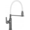 Mexen Edna robinet de cuisine, Gris/Blanc - 672900-62