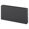 Radiateur plat Mexen CVF33 600 x 2000 mm, raccordement bas, 4402 W, anthracite - W633F-060-200-66