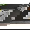 Mexen Oscar évier en granit 1 bac 580 x 490 mm, blanc, siphon noir - 6519581000-20-B