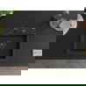 Mexen Oscar évier en granit 1-bassin 580 x 490 mm, noir/or métallisé, siphon noir - 6519581000-75-B