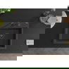 Mexen Oscar évier en granit 1 bac 580 x 490 mm, noir moucheté, siphon noir - 6519581000-76-B