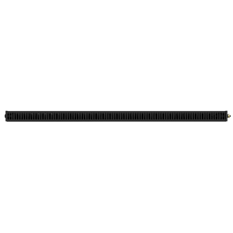 Mexen Flat CVF11 radiateur à plaques 300 x 1400 mm, raccordement inférieur, 637 W, noir - W611F-030-140-70