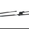 Mexen Remo double porte-serviettes rotatif, Noir - 70507255-70