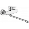 Mexen Milo robinet de baignoire avec long bec, chrome - 71335-00