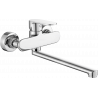 Mexen Milo robinet de baignoire, long bec, chrome - 71335-00
