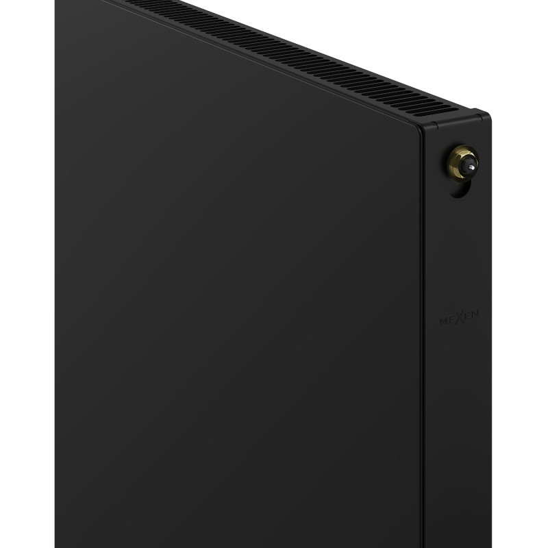 Mexen CVF11 Flat radiateur à plaques 600 x 2000 mm, raccordement inférieur, 1567 W, noir - W611F-060-200-70