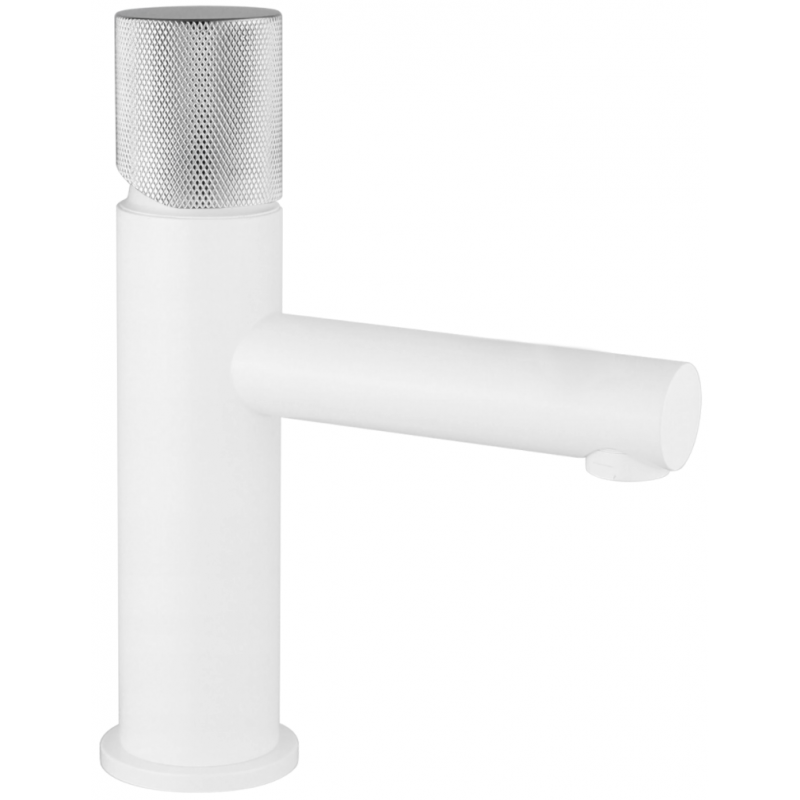 Mexen Elba One robinet de lavabo, Blanc/Chrome - 74101-22