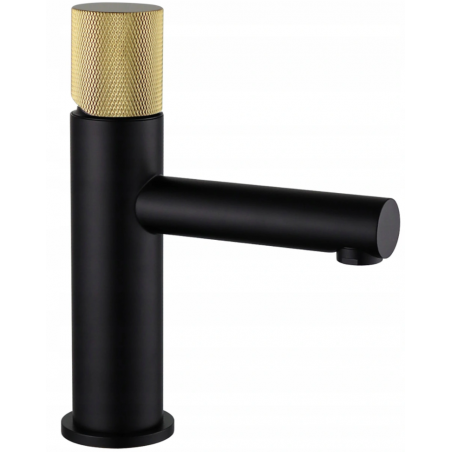 Mexen Elba One robinet de lavabo, Noir/Or - 74101-75