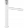 Mexen Elba One robinet de lavabo haut, Blanc/Chrome - 74111-22