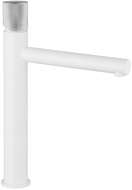 Mexen Elba One robinet de lavabo haut, Blanc/Chrome - 74111-22