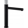 Mexen Elba One robinet de lavabo haut, Noir/Chrome - 74111-77